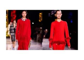 El color rojo se consolida como el protagonista absoluto del lujo