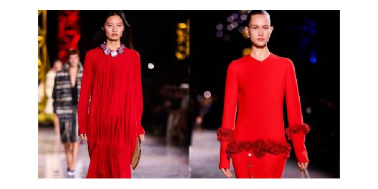 El color rojo se consolida como el protagonista absoluto del lujo