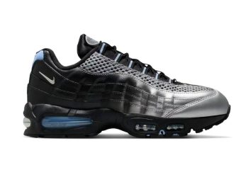 Palace Skateboards y Nike lanzan una versión plateada de los icónicos Air Max 95