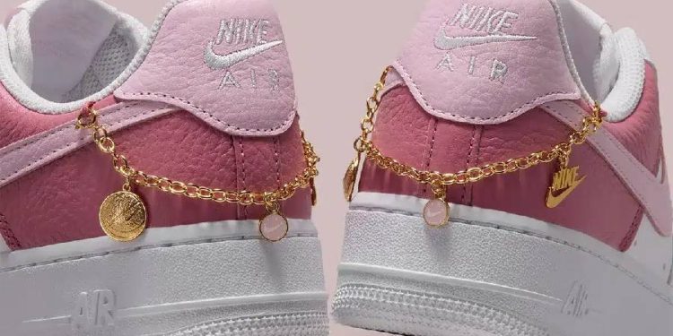 Nike Air Force 1 "Peony Pink": El renacer de un icono con joyas