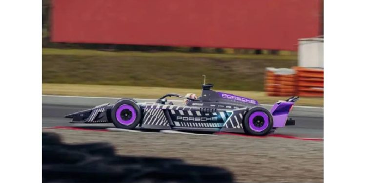 Porsche revela el nuevo monoplaza eléctrico de la F1