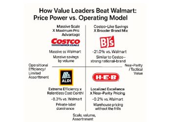 Retail: Cómo 4 gigantes logran humillar el precio de Walmart