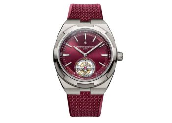 Vacheron Constantin Overseas Tourbillon se viste con la esfera roja de moda