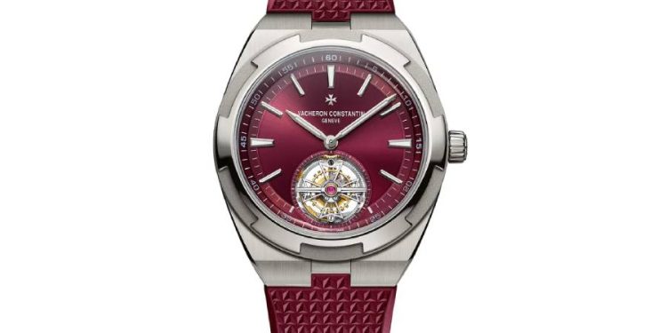 Vacheron Constantin Overseas Tourbillon se viste con la esfera roja de moda