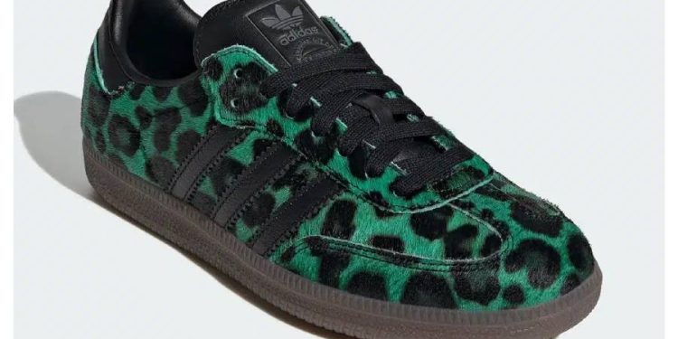Adidas reinventa las clásicas Samba con un audaz diseño de leopardo