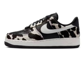 Nike revoluciona el mercado con los nuevos Air Force 1 Low Cow Print