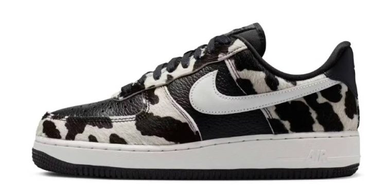 Nike revoluciona el mercado con los nuevos Air Force 1 Low Cow Print