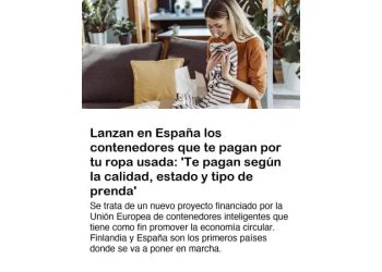 El fin de la ropa basura: Incentivos por reciclar