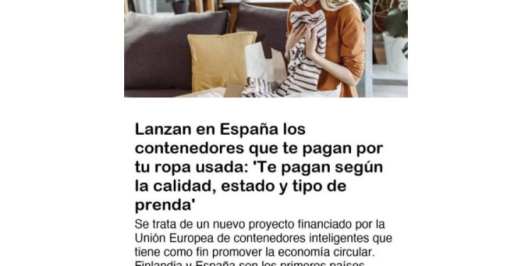 El fin de la ropa basura: Incentivos por reciclar