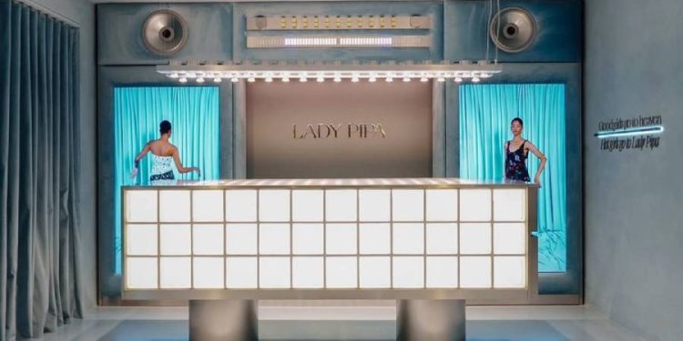 KIMAK y El Departamento revolucionan la flagship de Lady Pipa