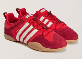 Nuevas adidas Ballerina de Bad Bunny Vivid Red