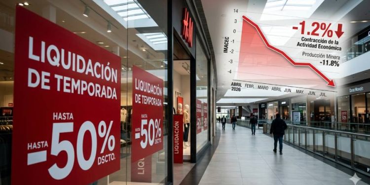 Imacec de abril: la peor caída en tres años enciende las alarmas en el retail