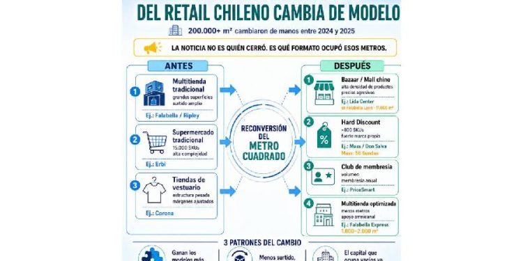 La gran transformación del retail chileno: Más que metros, cambia la promesa