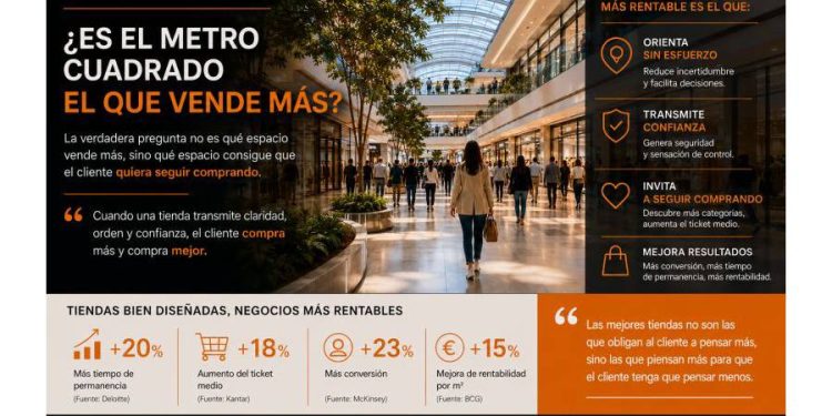 El verdadero valor del espacio comercial: Menos es más en el retail moderno
