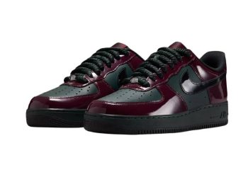Nuevo diseño de las zapatillas Nike Air Force 1 Low Patent para la temporada de otoño