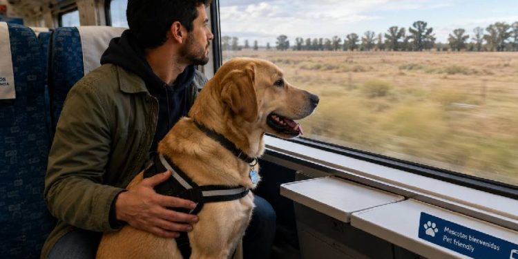 Renfe amplía viajes con perros grandes en todos sus trenes desde julio de 2026