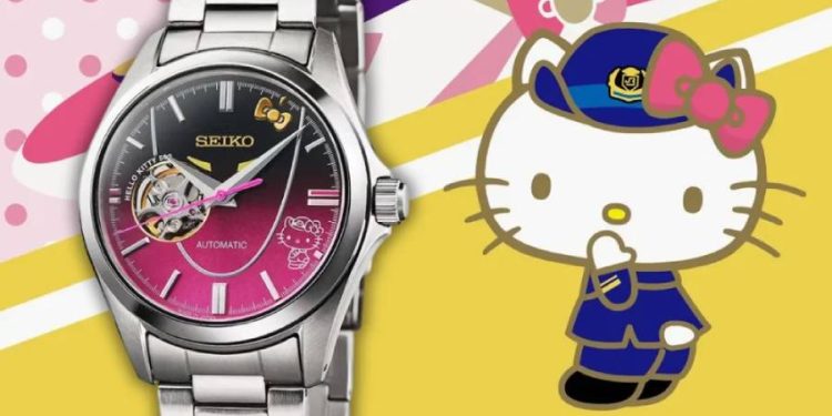 Seiko rinde tributo al tren de Hello Kitty con un reloj único