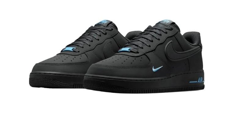 Las nuevas Nike Air Force 1 07 Anthracite Football Blue